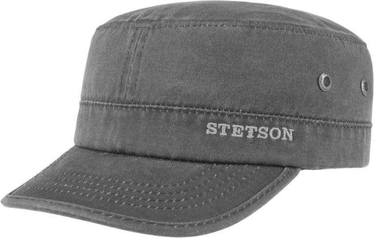 Stetson Datto Army Cap, Black